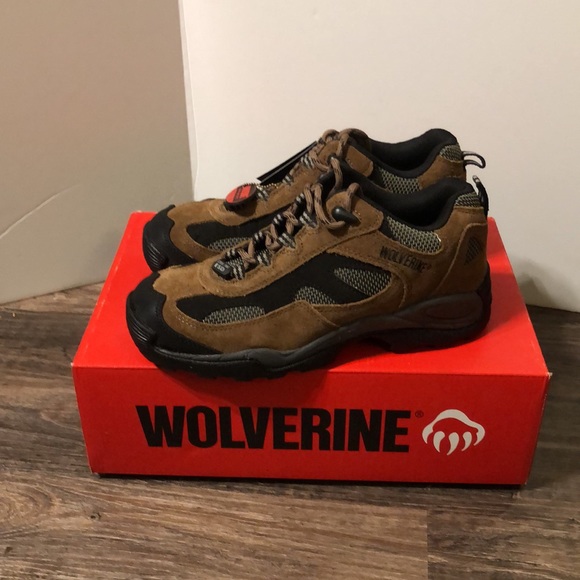 Men’s Retro “NIB” Wolverine Steel Toe Athletic Hiking Shoe Tan/Black Size 7.5M - Picture 3 of 6